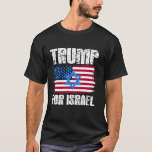 Camiseta Trump para Israel Judíos Republicanos Donald Tru