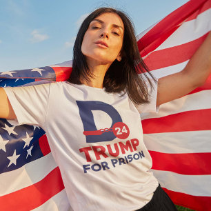 Camiseta Trump Para Prisión 2024