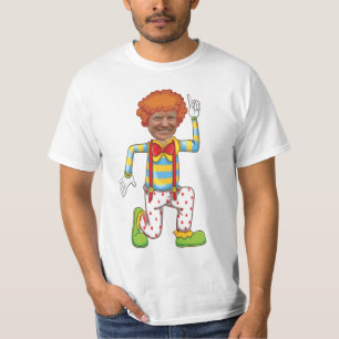 Camiseta Trump Payaso gracioso Naranja