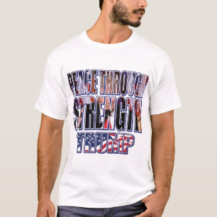 Camiseta Trump-Peace-Through-Strength-Teps