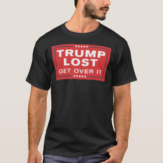 Camiseta Trump Perdió - Supéralo - Campaña Rótulo Parodia S