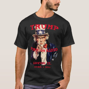 Camiseta Trump Perp Caminó el martes 2023 Tío Sam