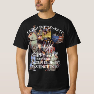 Camiseta Trump Persigue Impregnar Jaula Pub Irlandés Nación