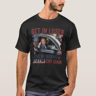Camiseta Trump pierde hacemos llorar a los liberales otra v