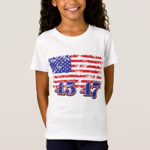 Camiseta Trump, presidente de los partidos 45 y 47