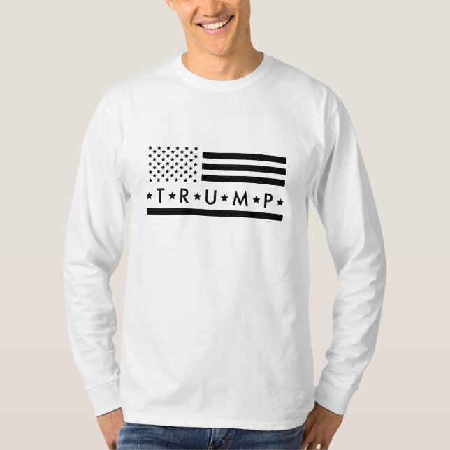 Camiseta Trump pro-democracia 2024 - Camisas sudorosas (Anverso)