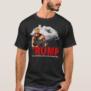 Camiseta Trump Rambo América Humor republicano Patriótico T