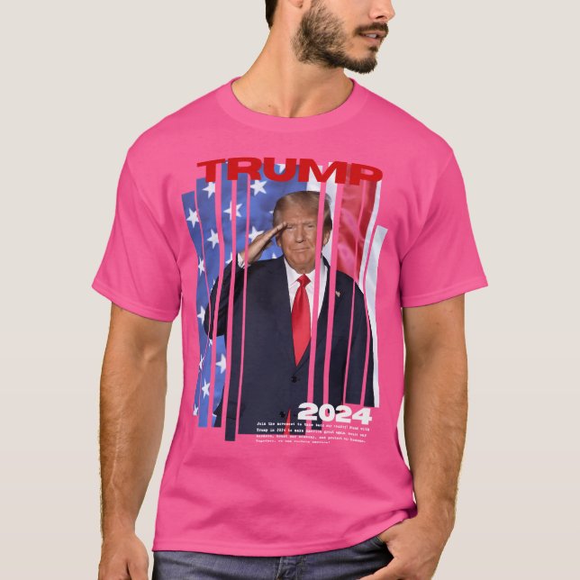 Camiseta Trump: Recuperar a Estados Unidos (Anverso)