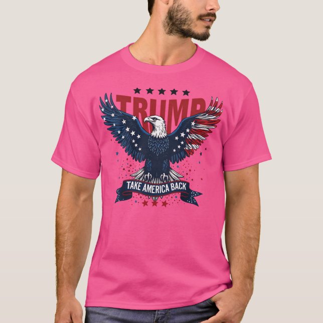 Camiseta Trump: Recuperar a Estados Unidos (Anverso)