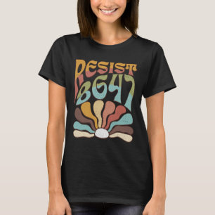 Camiseta Trump resiste sutil 8647 a la protesta de Trump Bo