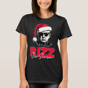 Camiseta Trump Rizz Navidades de temporada Funny Donald Tru