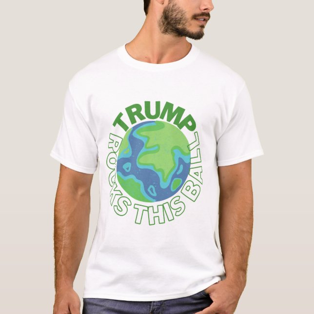 Camiseta Trump roza esta pelota (Anverso)