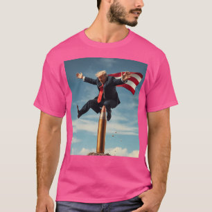 Camiseta Trump salta encima de una bala Donald Trump