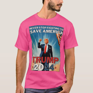 Camiseta Trump Salve A Americatrump 2024 No Puede Impedir Q