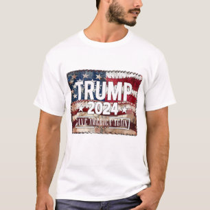 Camiseta ¡Trump! Salven a Estados Unidos de nuevo.