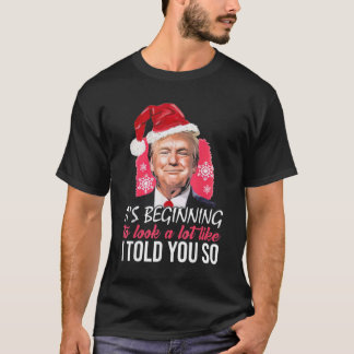 Camiseta Trump Santa Hat te lo dije
