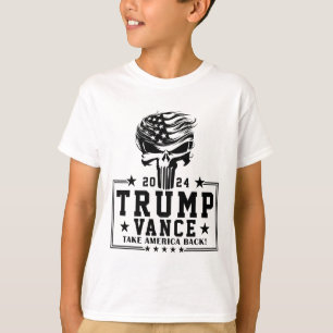 Camiseta Trump se desmoronó con el pelo en Halloween Bander