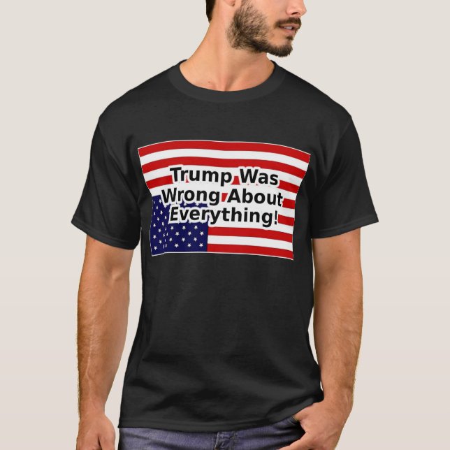 Camiseta Trump se equivocó al respecto (Anverso)
