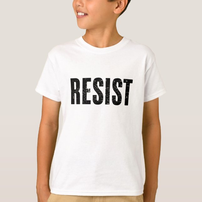 Camiseta Trump se resiste a la protesta contra la política (Anverso)