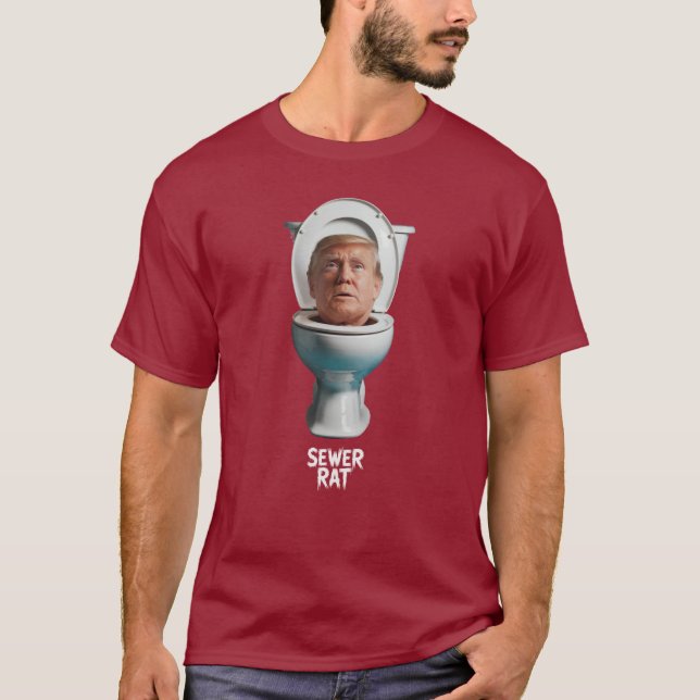 Camiseta Trump Sewer Rat T-Shirt (Anverso)