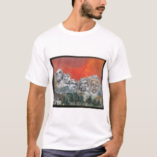 Camiseta Trump sobre el Monte Rushmore