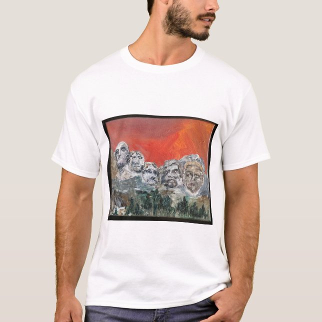 Camiseta Trump sobre el Monte Rushmore (Anverso)
