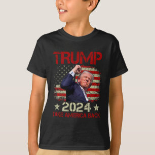 Camiseta Trump sobrevive a la primera toma de Trump