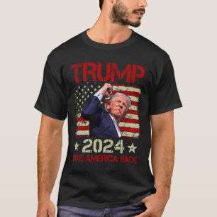 Camiseta Trump sobrevive a la primera toma de Trump