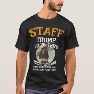 Camiseta Trump STAFF Drive a través de la ventana EPSTEIN B