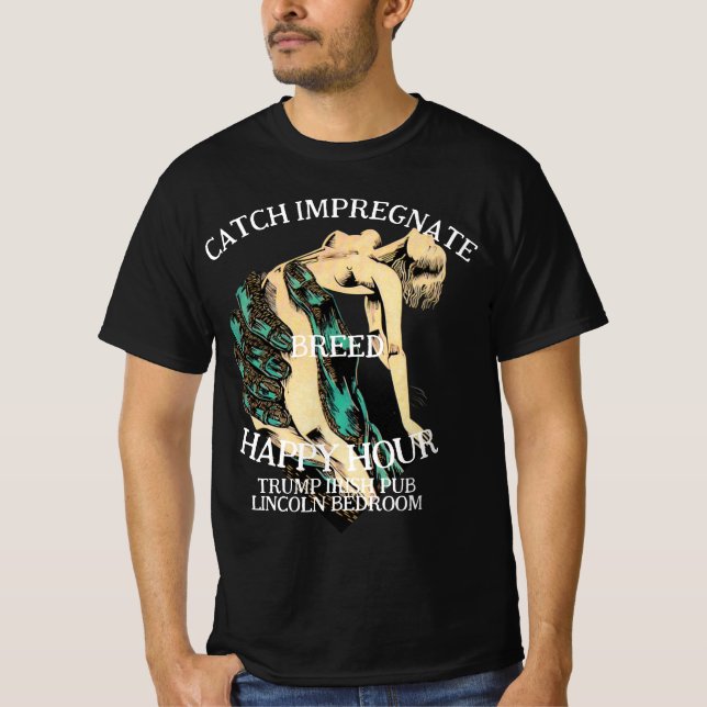 Camiseta Trump Submissive Wives Breeding Program Begins (Anverso)