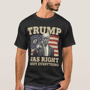 Camiseta Trump tenía razón en todo Estados Unidos América