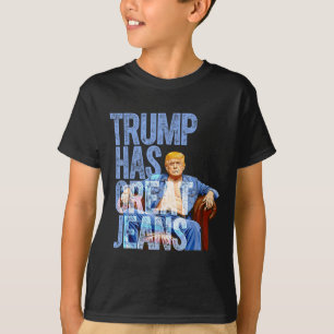 Camiseta Trump tiene grandes jeans Divertidos memes polític