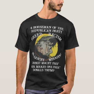 Camiseta Trump Trabajo Hace Libre Concentración Republicana