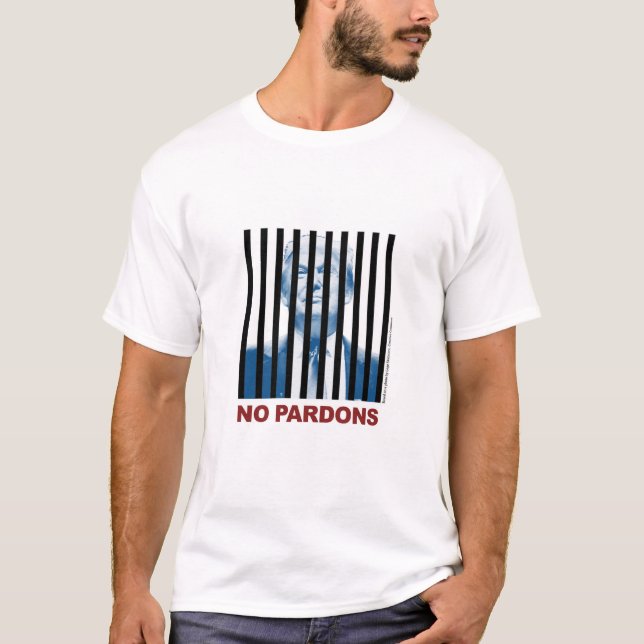 Camiseta Trump tras las rejas — Sin indultos 3 (Anverso)