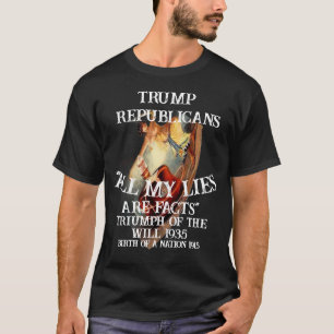Camiseta Trump Triunfo de la Voluntad 1935 Nacimiento de un