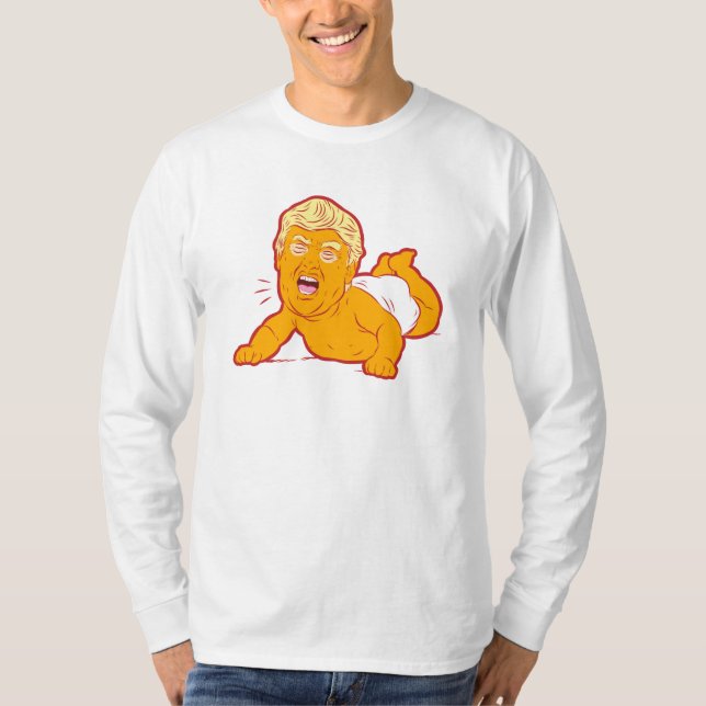 Camiseta Trump: TRUMP CRY-BABY (Anverso)