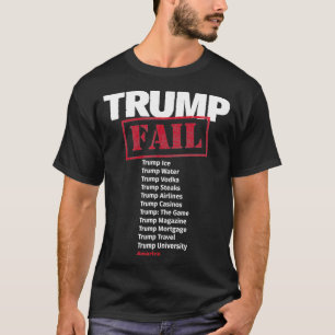 Camiseta Trump, Un Fracaso Estadounidense, Un Hombre Con Y