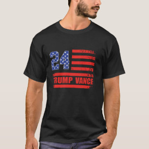Camiseta Trump Vance 2024 Donald Trump 2024 Presidente J D 