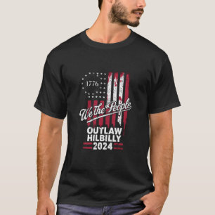 Camiseta Trump Vance 2024 Donald Trump Proscrito Hillbilly 