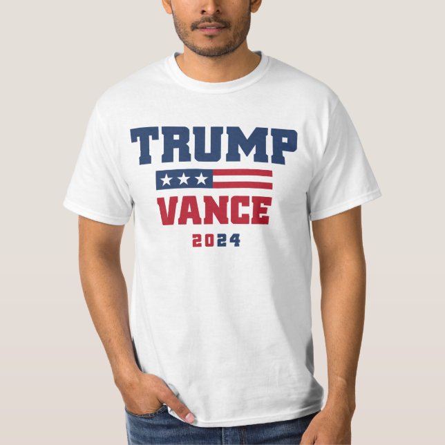 Camiseta Trump Vance 2024 Para Presidente (Anverso)