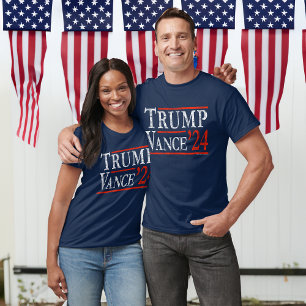 Camiseta Trump Vance 2024 Retro ventilado Donald Trump 24