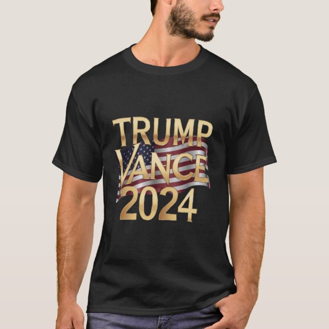 Camiseta Trump Vance 2024: Una visión audaz para Estados Un (Anverso)