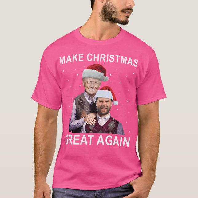 Camiseta Trump Vance Brothers Hace Grandes Navidades De Nue (Anverso)