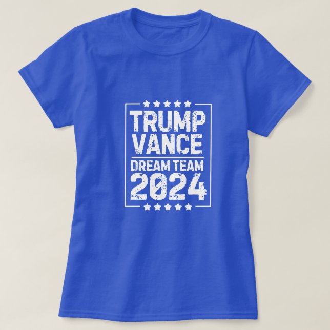 Camiseta Trump Vance: Dream Team 2024 (Diseño del anverso)