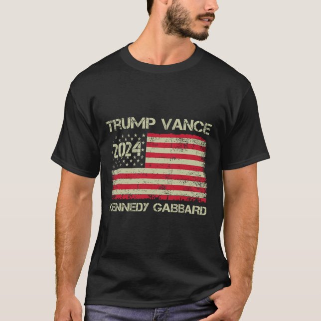 Camiseta Trump Vance Kennedy Gabbyrd Jaque Mate Tomar Améri (Anverso)