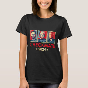 Camiseta Trump Vance Kennedy Jaque Mate 2025 Elección Repub