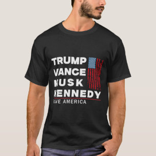 Camiseta Trump Vance Musk Kennedy Salve a Estados Unidos 20