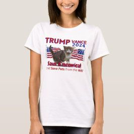 Camiseta Trump Vance salva a Estados Unidos del FEM