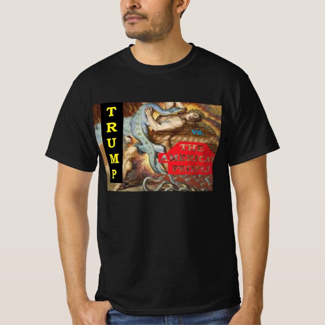 Camiseta Trump vs. el pueblo estadounidense (Anverso)