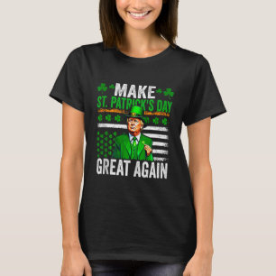 Camiseta Trump vuelve a hacer grande el día del Santo Patró